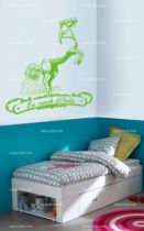 stickers muraux cheval