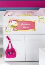 stickers chambre fillette