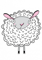 Stickers enfant mouton