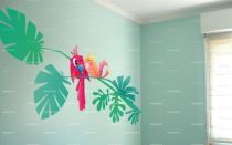 Stickers enfant perroquets