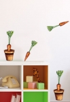 stickers muraux carottes