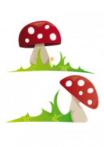 Stickers enfants champignon