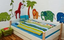 stickers muraux jungle