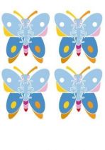 Stickers enfants papillons
