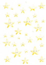 Stickers �toiles jaunes