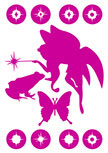 Stickers f�e et prince charmant