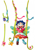 Stickers f�e Victoria sur sa balan�oire