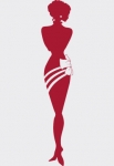 stickers silhouette femmes