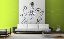 stickers femme cheveux