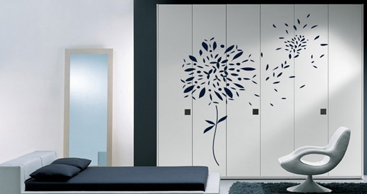 stickers feuilles volantes