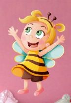 Stickers fille aux yeux verts