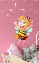 Stickers fille aux yeux verts