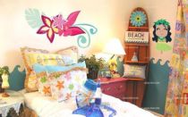 Stickers fleur Hawa�