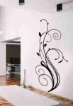 Stickers fleur graphique pour d�coration murale