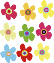 Stickers fleurs pop art : OSMOS PSYCHE