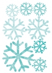 stickers flocons des neiges