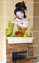 Stickers Flowery silks