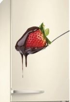 stickers muraux fraise