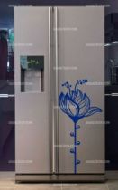 Stickers frigo fleur