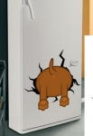 stickers chien frigo