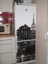 Sticker frigo NY Building. Sticker design pour d�corer votre frigo en vente sur Idzif.com