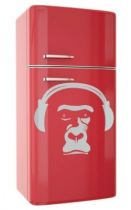 Stickers frigo singe
