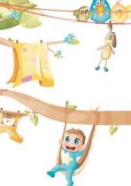 Stickers frise enfant