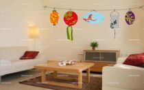 stickers muraux lampion