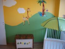 stickers girafe et singe