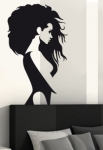 stickers silhouette femme