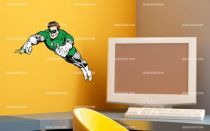 Stickers green lantern plongeon