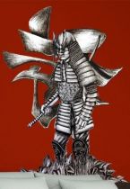 Stickers guerrier asiatique