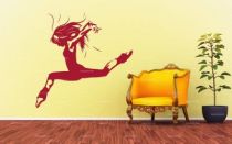Stickers gymnaste saut