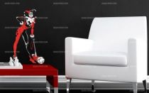 Stickers Harley Quinn massue