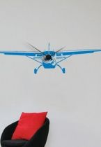 stickers horloge avion