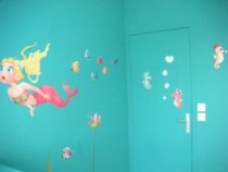 Stickers hippocampes et leurs bulles disponible sur Idzif.com