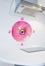 stickers horloge gateau