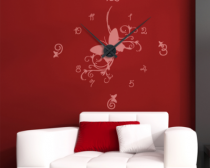 Le stickers horloge papillons chiffres pour une d�coration originale et pratique
