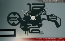 Le stickers horloge style destroy pour une d�coration originale et pratique