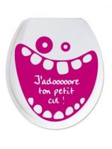 stickers abattant wc