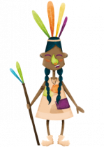 stickers indien d'Am�rique