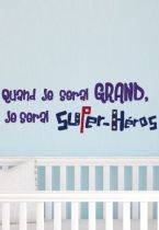 Stickers je serai super-h�ros