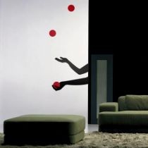 Stickers Jongleur avec balles