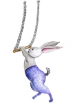 Stickers lapin acrobate