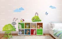 stickers lapin rigolo