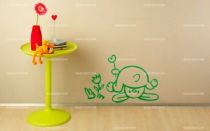 Stickers lapin pirouette