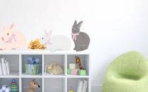 Stickers lapins aux n�uds