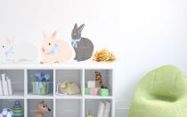 Stickers lapins aux n�uds