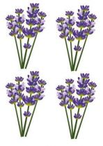 Stickers lavande en bouquet pour une d�coration proven�ale