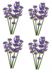 Stickers lavande en bouquet pour une d�coration proven�ale